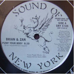 Brian & Zan Pump  Your Body Vinyl 12" USED