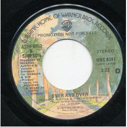 Ashford & Simpson Over And Over USED VINYL 7INCH 45 RPM SINGLE PROMO STEREO MONO