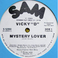 Vicky "D" Mystery Lover USED VINYL 12INCH PROMO