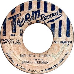 Jah Lloyd / Bongo Herman Soldier Round The Corner / Immortal Drums USED VINYL 7INCH 45 RPM