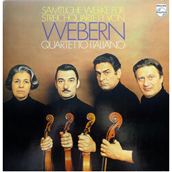 Anton Webern / Quartetto Italiano Sämtliche Werke Für Streichquartett Vinyl LP USED