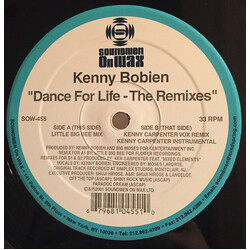 Kenny Bobien Dance For Life - The Remixes USED VINYL 12INCH 33 S RPM