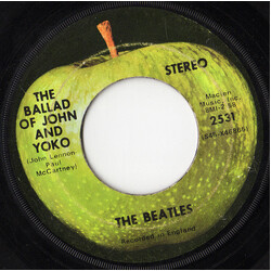 The Beatles The Ballad Of John And Yoko USED VINYL 7INCH SINGLE STEREO