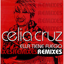 Celia Cruz Ella Tiene Fuego (Remixes) USED VINYL 12INCH SINGLE PROMO