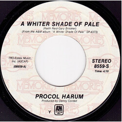 Procol Harum A Whiter Shade Of Pale Vinyl 7" USED