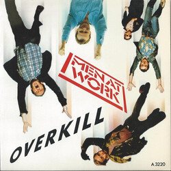 Men At Work Overkill VINYL 7" USED
