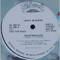Leroy Burgess Heartbreaker VINYL 12" USED