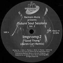 Impromp2 Backspin Musiq Presents Future Soul Sessions Vol. 2 VINYL 12" USED