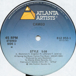 Cameo Style USED VINYL 12INCH 45 RPM