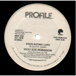 Vicki Sue Robinson Everlasting Love Vinyl 12" USED