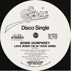Bobbi Humphrey Love When I'm In Your Arms Vinyl 12" USED