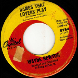 Wayne Newton Games That Lovers Play (Eine Ganze Nacht) USED VINYL 7INCH 45 RPM SINGLE