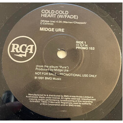 Midge Ure Cold, Cold Heart USED VINYL 7INCH 45 RPM SINGLE PROMO