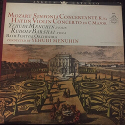 Wolfgang Amadeus Mozart / Joseph Haydn / Yehudi Menuhin / Rudolf Barshai / Bath Festival Orchestra Sinfonia Concertante K. 364 / Violin Concerto In C 