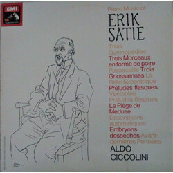 Erik Satie / Aldo Ciccolini Piano Music Vinyl LP USED