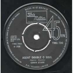 Edwin Starr Agent Double O Soul / Back Street USED VINYL 7INCH SINGLE