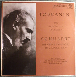 Franz Schubert / Arturo Toscanini The 'Great' Symphony In C Major, No. 9 Vinyl LP USED