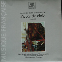 Louis De Caix D'Hervelois / Jordi Savall / Ariane Maurette / Hopkinson Smith / Ton Koopman Pièces De Viole 1708 & 1731 Vinyl LP USED