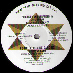 Newstar Band I Still Feel Like Dancing USED VINYL 12INCH REISSUE LIMITED EDITION