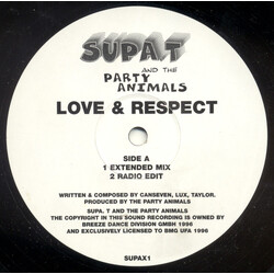 Supa. T / The Party Animals Love & Respect USED VINYL 12INCH 33 S RPM
