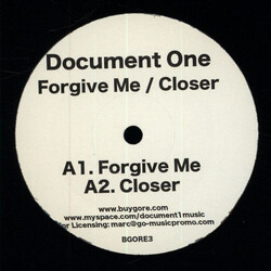 Document One Forgive Me / Closer USED VINYL 12INCH