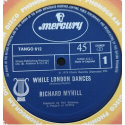 Richard Myhill While London Dances USED VINYL 12INCH 45 RPM