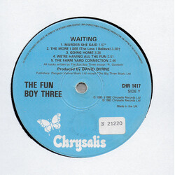 Fun Boy Three Waiting Vinyl LP USED