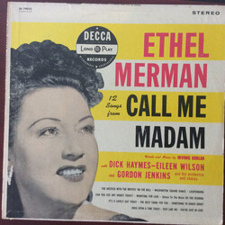 Ethel Merman 12 Songs From Call Me Madam Vinyl LP USED