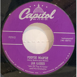 Jan Garber And His Orchestra Poopsie Woopsie / If You Ever See Stars In My Eyes USED VINYL 7INCH 45 RPM