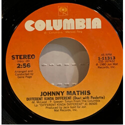 Johnny Mathis Different Kinda Different / The Lights Of Rio USED VINYL 7INCH 45 RPM