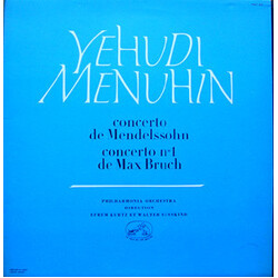 Felix Mendelssohn-Bartholdy / Max Bruch / Yehudi Menuhin / Philharmonia Orchestra / Efrem Kurtz / Walter Susskind Concerto De Mendelssohn - Concerto N