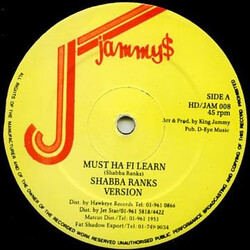 Shabba Ranks / Hopeton James Must Ha Fi Learn / How Long USED VINYL 12INCH
