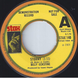 Billy Eckstine Stormy USED VINYL 7INCH 45 RPM PROMO