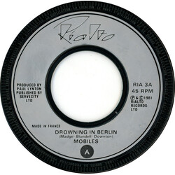 Mobiles Drowning In Berlin USED VINYL 7INCH SINGLE 45 RPM