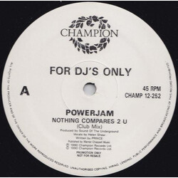 Powerjam Nothing Compares 2 U Vinyl 12" USED