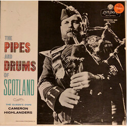 The Queen's Own Cameron Highlanders The Pipes And Drums Of Scotland Vinyl LP USED