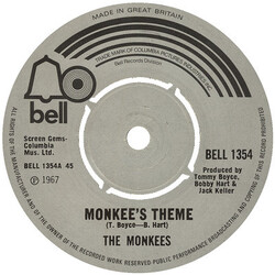 The Monkees Monkee's Theme / I'm A Believer USED VINYL 7INCH 45 RPM SINGLE