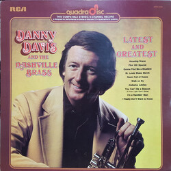 Danny Davis & The Nashville Brass Latest And Greatest Vinyl LP USED