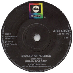Brian Hyland Sealed With A Kiss / Ginny Come Lately USED VINYL 7INCH 45 RPM SINGLE REISSUE