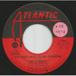 Leif Garrett Put Your Head On My Shoulder USED VINYL 7INCH 45 RPM