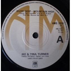 Ike & Tina Turner River Deep - Mountain High USED VINYL 7INCH 45 RPM SINGLE REPRESS