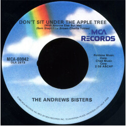 The Andrews Sisters Don't Sit Under The Apple Tree (With Anyone Else But Me) VINYL 7" USED