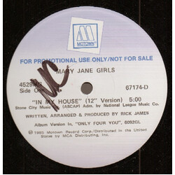 Mary Jane Girls In My House USED VINYL 12INCH PROMO