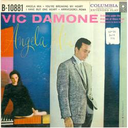 Vic Damone Angela Mia USED VINYL 7INCH 45 RPM EP