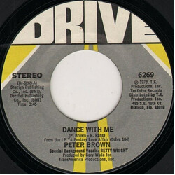 Peter Brown (2) Dance With Me USED VINYL 7INCH 45 RPM STYRENE
