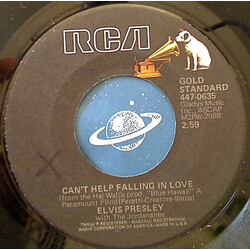 Elvis Presley / The Jordanaires Can't Help Falling In Love / Rock-A-Hula Baby USED VINYL 7INCH 45 RPM REISSUE