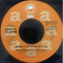 Odia Coates / Paul Anka Make It Up To Me In Love USED VINYL 7INCH 45 RPM SINGLE PROMO STEREO MONO