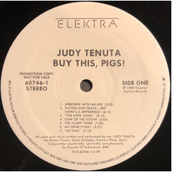 Judy Tenuta Buy This, Pigs! Vinyl LP USED