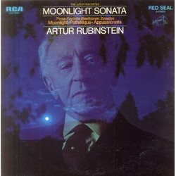 Arthur Rubinstein Moonlight Sonata: Three Favorite Beethoven Sonatas Vinyl LP USED