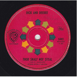 Dick And Dee Dee Thou Shalt Not Steal USED VINYL 7INCH 45 RPM SINGLE